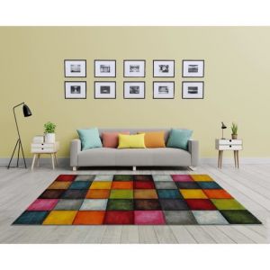 Tapis Moderne Extra Doux - Belis - multicolore - 160x230 cm - Rectangle - Intérieur- THE CARPET