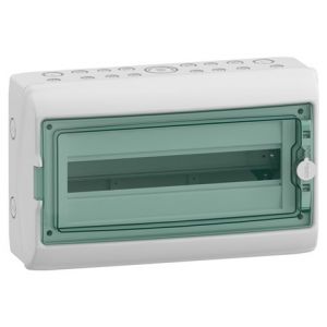Schneider Electric Coffret pour appareillage modulaire Mureva 1 rangée - 18 modules - IP65 - En saillie
