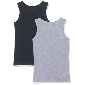 Image de name it Tank Top 2 Pack 18 Months Grey Melange - Grey Melange - 18 Mois