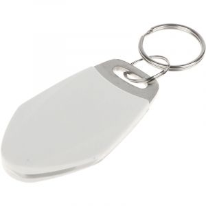 Atlo Bagde porte clés de proximité rfid Mifare 13 56Mhz version design blanc