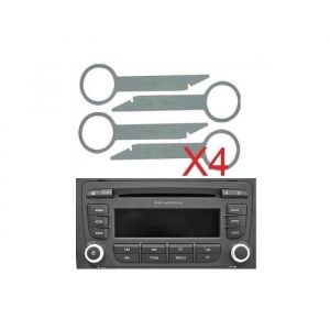 Skyexpert Cles d'extraction demontage pour autoradio audi Symphony a3 a4 a6 tt