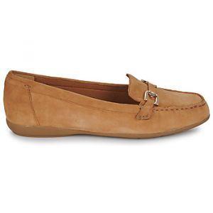 Geox Mocassins Annytah cuir suède Beige - Couleur Beige - Taille 37