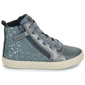 Geox Baskets montantes enfant J MIRROLESS GIRL Argenté - Taille 28,29,30,31,32,33,34,35