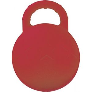 Ekkia Ballon à Poignée Pour Chevaux - Rouge - diamètre 25 Cm Environ
