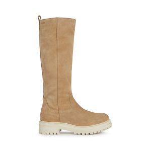 Geox Bottes respirantes cuir Iridea Camel - Taille 37;38;39;40;41