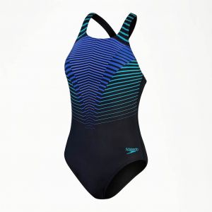 Image de Speedo Maillot de bain Femme Imprim&eacute; num&eacute;rique Medalist noir