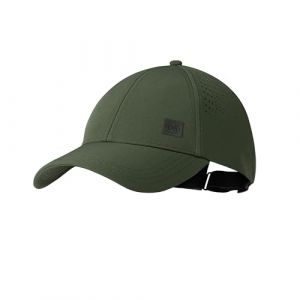 Buff Summit Cap, Solid Khaki, S Unisex