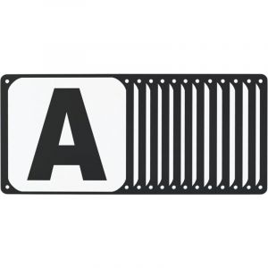 VidaXL Lettres d'arène de dressage 12 pcs acier