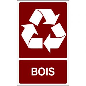 Novap Panneau Recyclage dechets bois - Rigide 330x200mm - 4161020