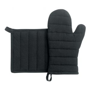Winkler Lot gant/manique recyclé Jona noir 15 x 30 cm 15 X 30 NOIR