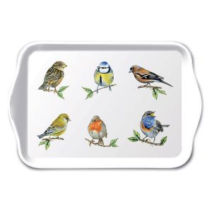 Ambiente Mini Plateau Vide Poche 20.5 X 13.5 Cm - Oiseaux