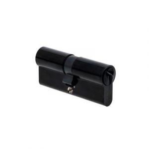Vachette V5 - Cylindre de Serrure 35x35 mm Noir, 5 Goupilles, Cylindre de s&ucirc;ret&eacute; - Porte d&rsquo;entr&eacute;e, Portes ext&eacute;rieures, Porte de service, Portes int&eacute;rieures, 3 Cl&eacute;s