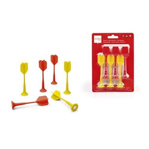 Scratch Fléchettes magnétiques x6 jaune rouge