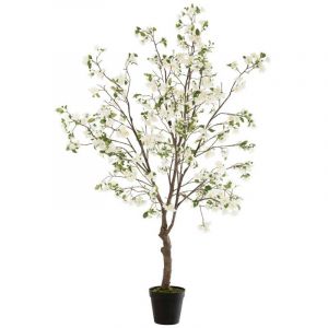 Prix Arbre en Fleurs Déco Printemps 240cm Blanc