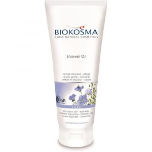 Biokosma Huile de douche Lin des Alpes