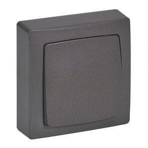 Legrand Va-et-vient 250V 10A complet Appareillage saillie - marron