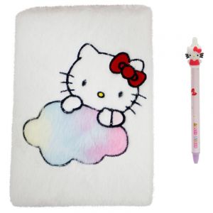 Cahier peluche et coffret stylo Cyp Brands Hello Kitty