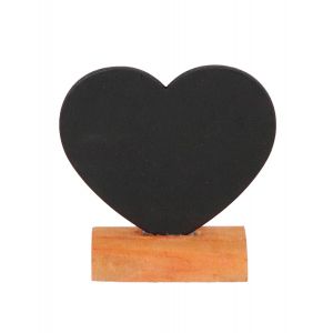 Place ardoise cœur 7 x 7 cm