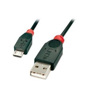Lindy 31665 - C&acirc;ble USB 2.0 type A/micro-B 2 m