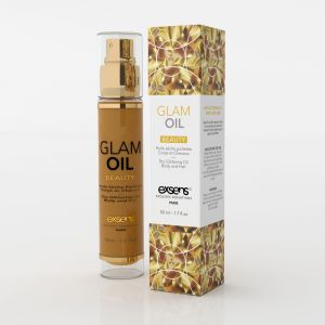 Exsens Glam Oil - Huile sèche pailletée corps et cheveux