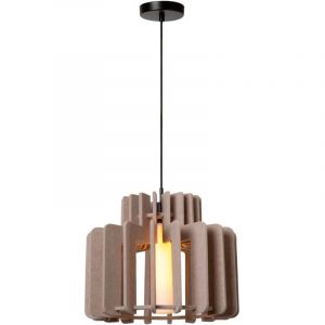 Lucide ROLLO Suspension-Taupe-1xE27