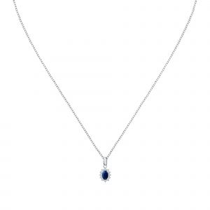 Cleor Collier pour femme en Argent 925/1000 serti de zircon - 0.003 g - taille : 433CM - Z0158487