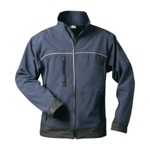 Image de Elysee Veste Softshell Gamma, Taille M, marine/noir