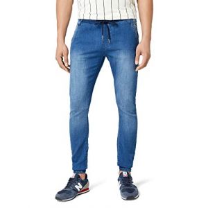 Image de Urban classics Jogging Bas de jogging effet denim bleu - Taille EU XXL,EU S,EU M,EU L,EU XL