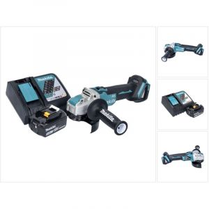 Makita DGA521RF1X1 Meuleuse d'angle sans fil 125 mm 18V - X-LOCK Brushless + 1x Batterie 3,0 Ah + Chargeur