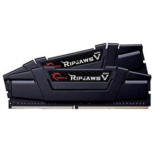 Image de G.Skill F4-3200C16D-32GVK - RipJaws 5 Series Noir 32 Go (2x 16 Go) DDR4 3200 MHz CL16