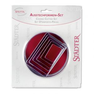 Städter Rectangle Cookie Cutter 6 pcs.