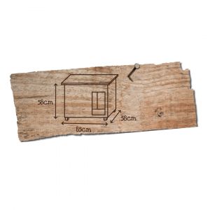 Niche pour chien Duvoplus Woodland Balto 3 Classic