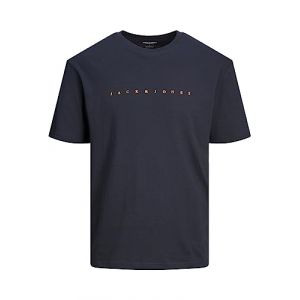 Jack & Jones PLUS Jjestar JJ Thé SS Noos Pls T-Shirt, Bleu Marine, 6XL Homme