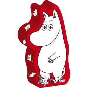 Barbo Toys - Puzzle D&eacute;co Moomin - Puzzle 24 pi&egrave;ces - Enfants &agrave; partir de 3 Ans - Puzzle Moomin - Puzzle dans Une bo&icirc;te en Forme de Moomin - Illustrations de la Vall&eacute;e des Moomin