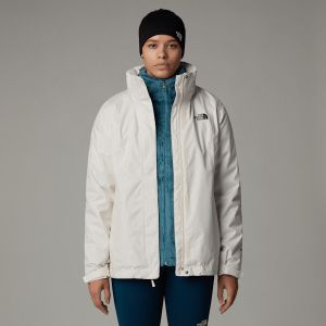 The North Face Veste Evolve Ii Triclimate Pour Femme White Dune-smokey Brown Taille XS female