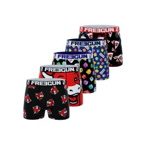 Freegun Lot De 5 Boxers Homme La Vache Qui Rit