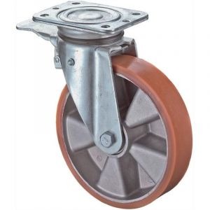 Roulette orientable avec frein avec frein bs rollen 1 pièce(s) roulette orientable avec frein ø roue 200mm cap 600kg - bs rollen