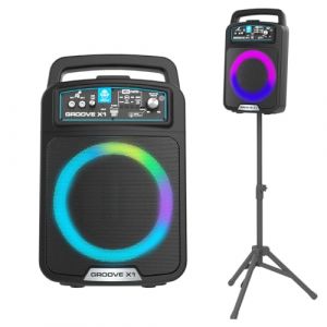 iDance Enceinte Bluetooth - GROOVE X1 - 200W - Autonomie 4h - Micro inclus