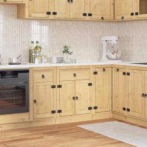 VidaXL Armoire avec tiroir Miel 60 x 46 x 81,5 cm Pin massif