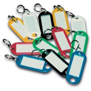 Chapuis Porte-&eacute;tiquettes bleu avec esse paquet de 100 7122/13B