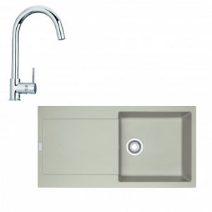 Image de Franke PACK Maris MRG611-97 + Mitigeur Galb - Coloris : Stone