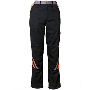 Planam Pantalon Visline 285Grs 2421 (Noir/Orange - T42)