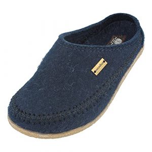Haflinger Blizzard Credo, Pantoufles Adultes Unisexe, Bleu