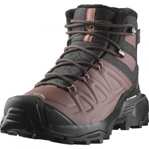 Salomon X Ultra Snowpilot Chaussures Imperm&eacute;ables de randonn&eacute;e pour Femme, Stabilit&eacute; sur la neige, Chaleur longue dur&eacute;e, Protection optimale pour l&rsquo;hiver, Black, 37 ⅓