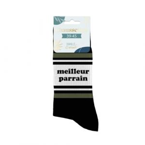 STC Chaussettes Noires Meilleur parrain