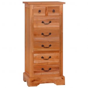 Image de VidaXL Commode 45x35x100 cm Bois d'acajou massif