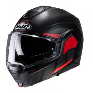 HJC Casque I100 Beis MC5SF Noir Gris - Taille L