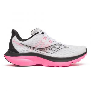Saucony Kinvara 16 Chaussure De Running Sans Stabilisateurs Femmes - Blanc, Noir, Pointure 38