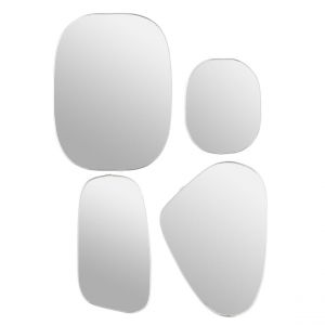 Atmosphera Miroir mural Roman argent 40x30cm créateur d'intérieur