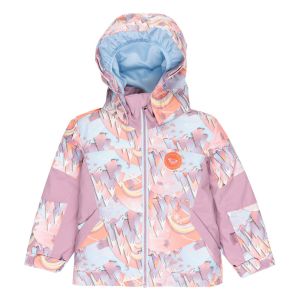 Roxy Veste à capuche Snowy Tale rose clair fille - 3